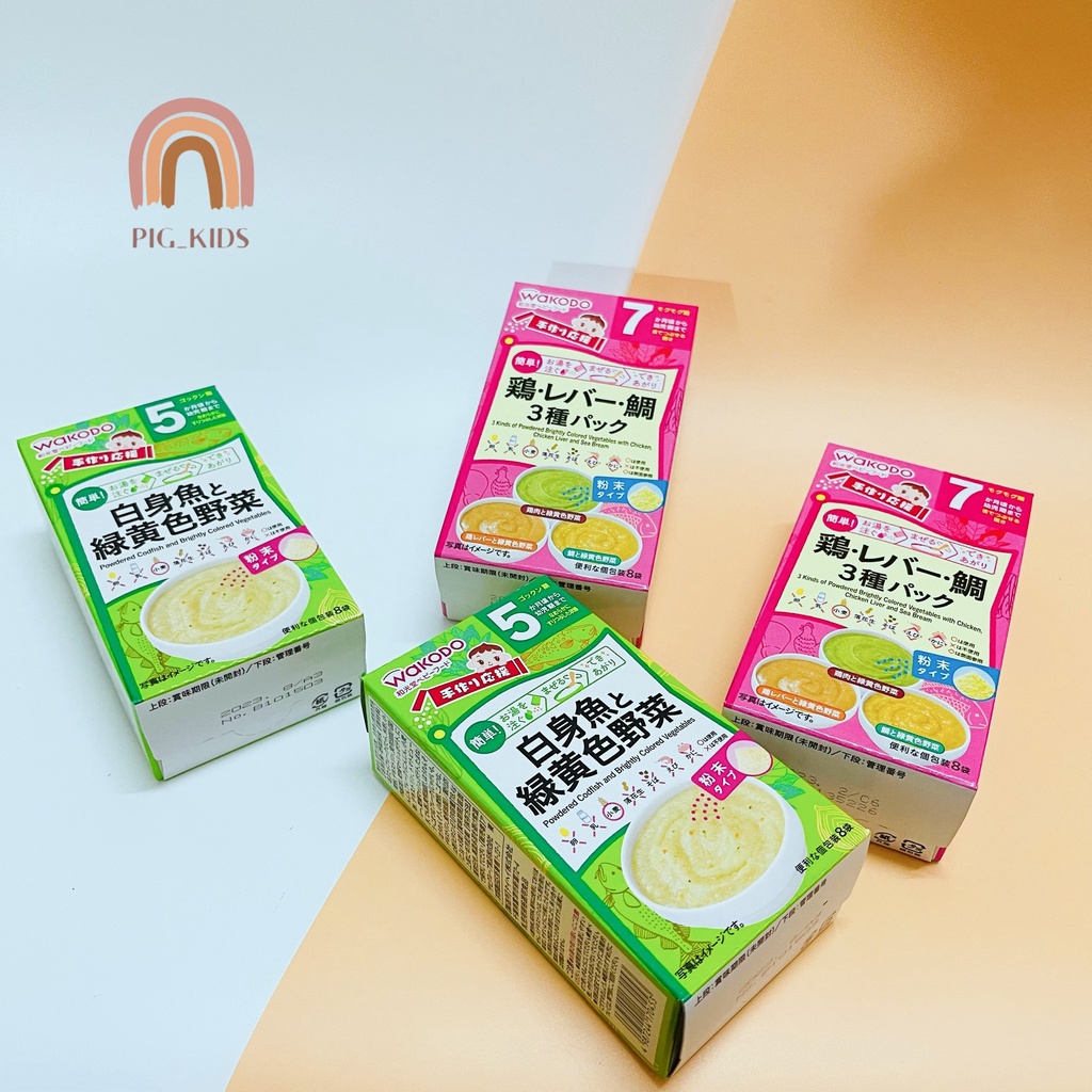 Bột Ăn Dặm Wakodo Nhật Cho Bé 5m+