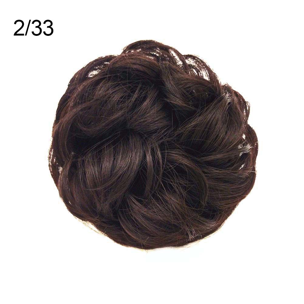 Búi tóc giả thiết kế xoăn làm đẹp cho nữ