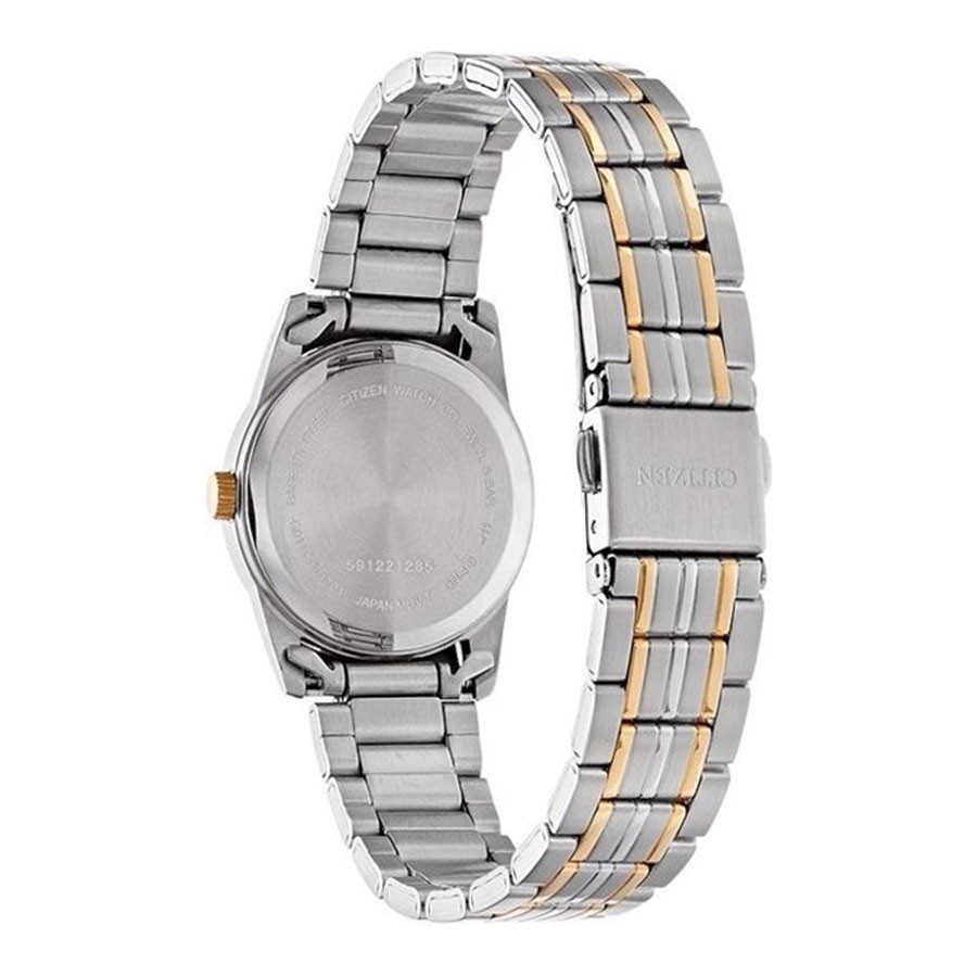 Đồng Hồ Nữ Citizen Dây Thép Không Gỉ EU6004-56A - Mặt Trắng