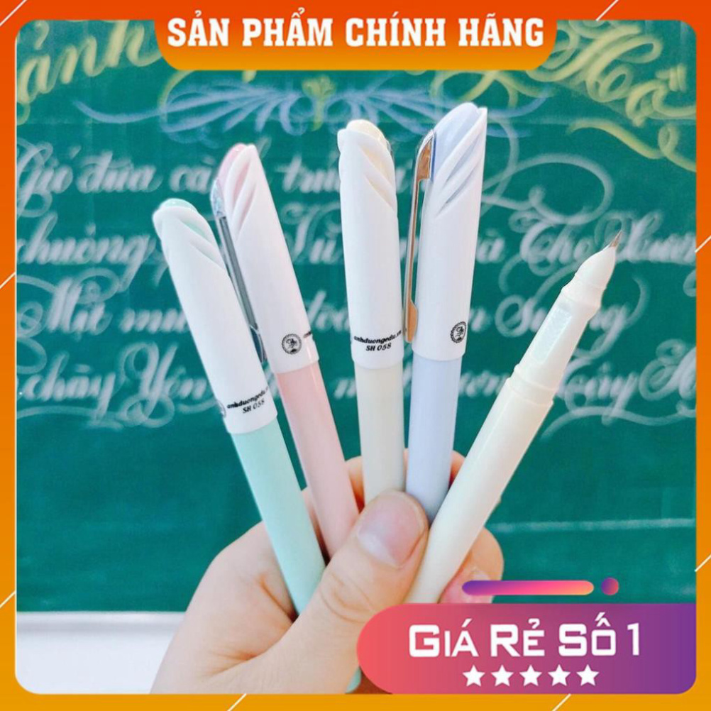 [Free Khắc Tên]Bút Mài Thầy Ánh Nét Thanh Nét Đậm SH058 – Bút Máy Ánh Dương Ngòi Lá Tre Kim Tinh (Nét Nhỏ)