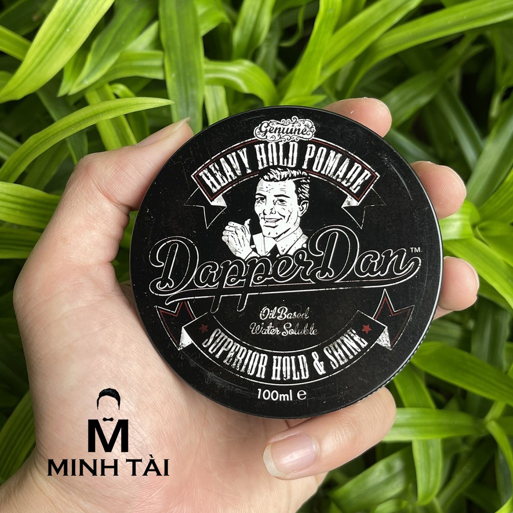 Sáp Vuốt Tóc Nam DAPPER DAN Heavy Hold Pomade 100ml + Xịt Dưỡng Tóc AZENMAN Parana 20ml + Lược Chải Tóc Texture