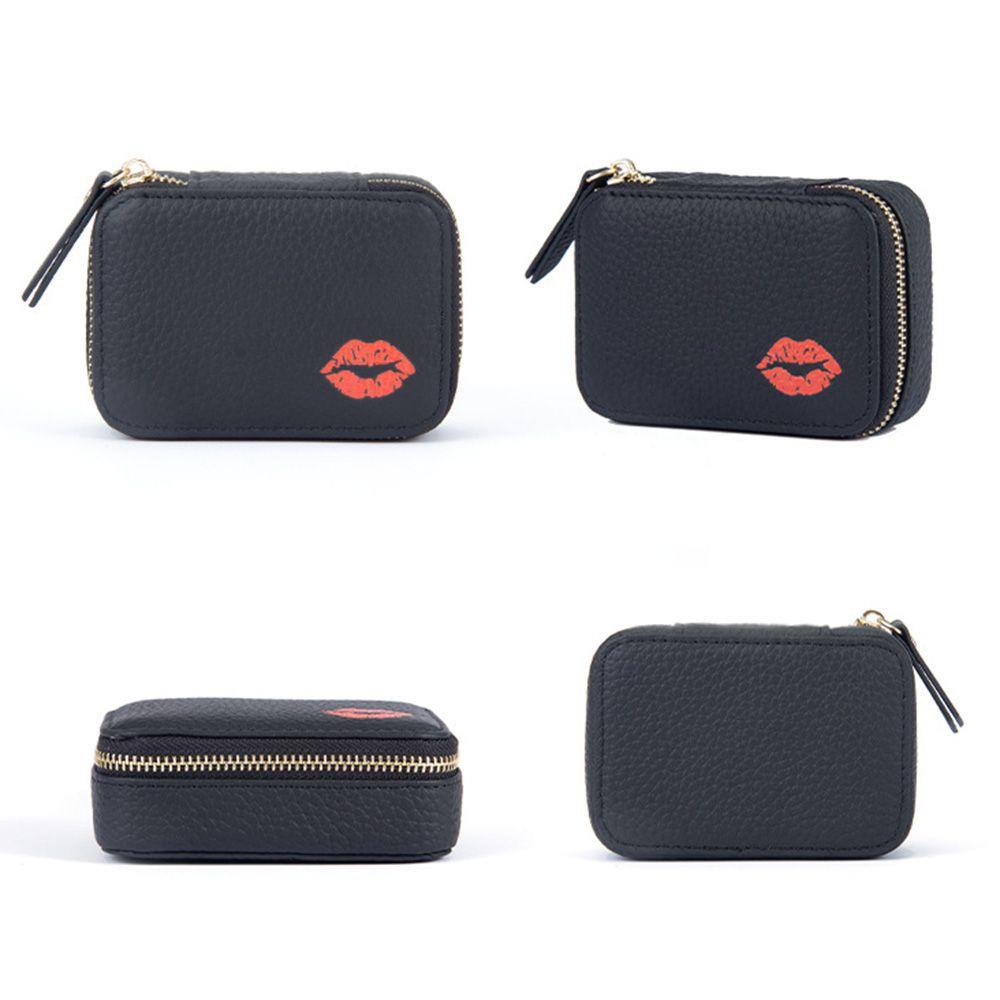 EBINLANDS Túi Đựng Mỹ Phẩm Đa Năng Bằng Chất Liệu Da Kiểu Dáng Xinh Xắn Tiện