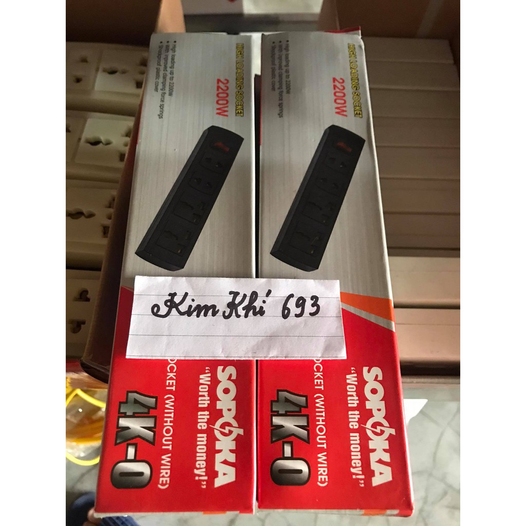 Ổ 4 không đây đen 4K-0 Sopoka