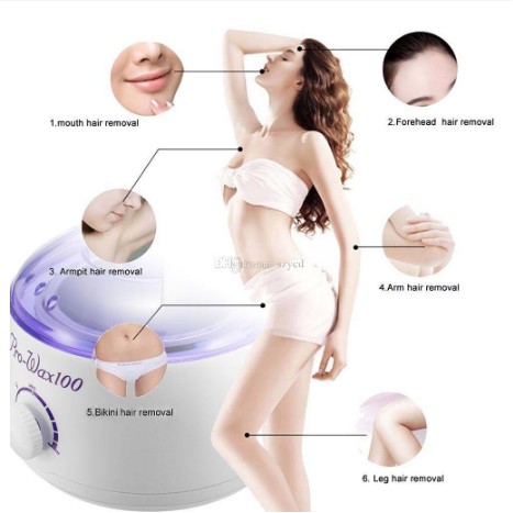 Nồi nấu sáp wax lông, máy nấu sáp wax triệt lông tại nhà,SPA loại nồi PRO100, PRO200, Nồi chống dính tặng kèm que gỗ