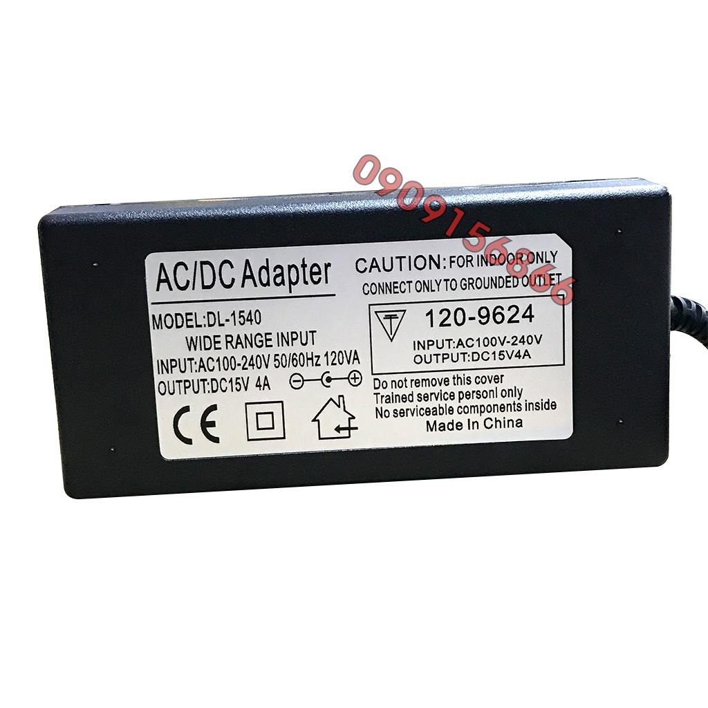 Nguồn 15v 4a adapter