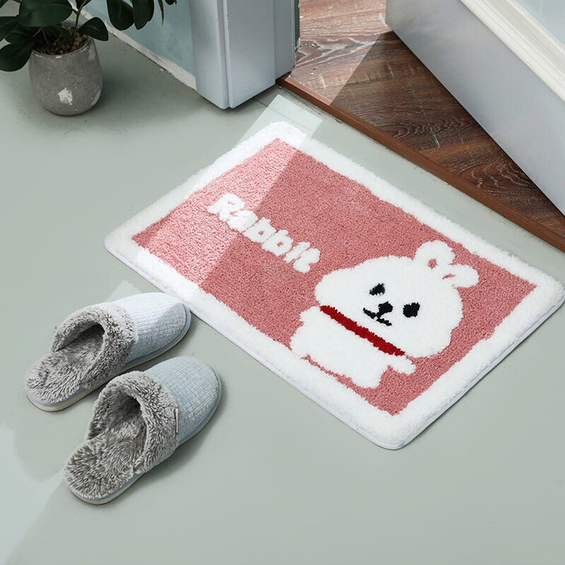 Thảm lau chân hình thú siêu dễ thương . giao hình ngẫu nhiên. kt 45x65cm