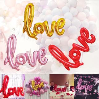 Bong bóng chữ LOVE trang trí tiệc sinh nhật