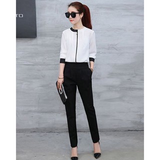 Áo Sơ Mi Cổ Phối Màu Bella