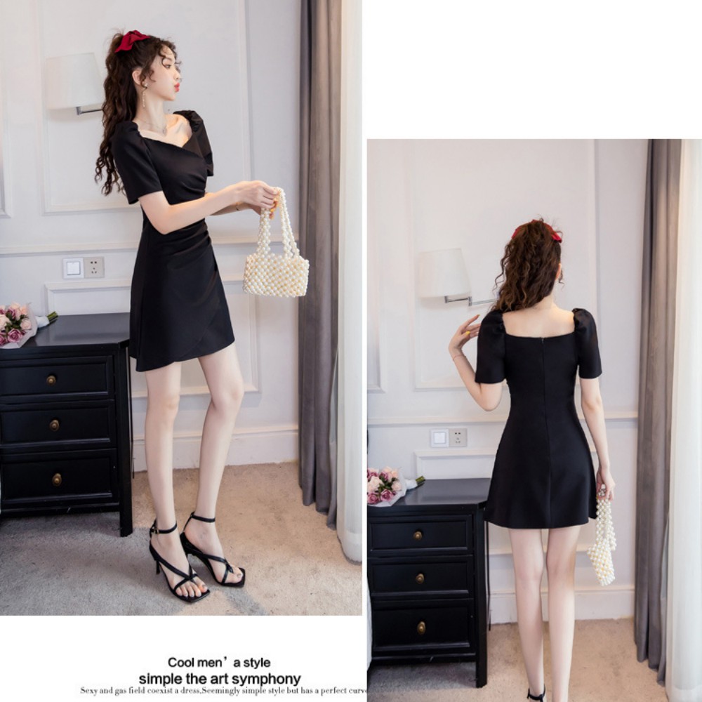 Váy nữ , váy đầm nữ ôm body nhún eo thiết kế thời trang thanh lịch sang trọng ATILA SHOP. | BigBuy360 - bigbuy360.vn