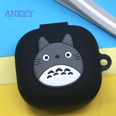 Vỏ bảo vệ hộp sạc tai nghe không dây hình Totoro dễ thương cho Samsung Galaxy Buds Live / Buds Pro / Buds 2