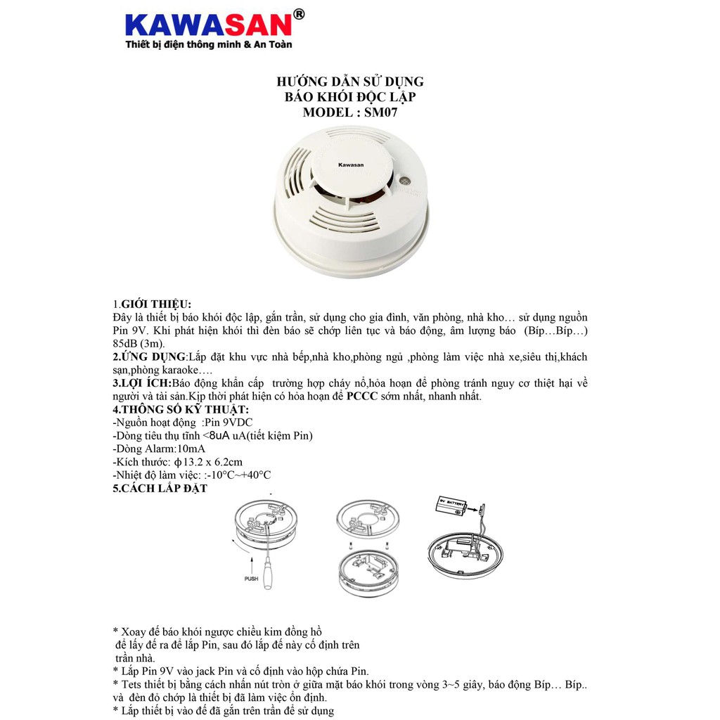 BÁO KHÓI ĐỘC LẬP SM07 KAWASAN