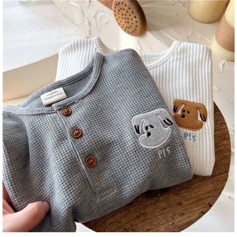 Áo Thun Tay Dài Cổ Tròn Thêu Họa Tiết Anime Thời Trang Mùa Xuân Cho Bé Trai