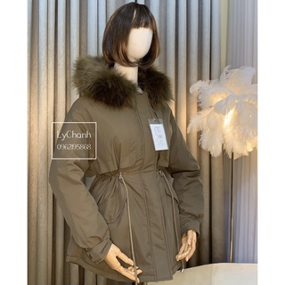 Áo khoác Parka Nữ lót Lông Quảng Châu(Ảnh thật shop)