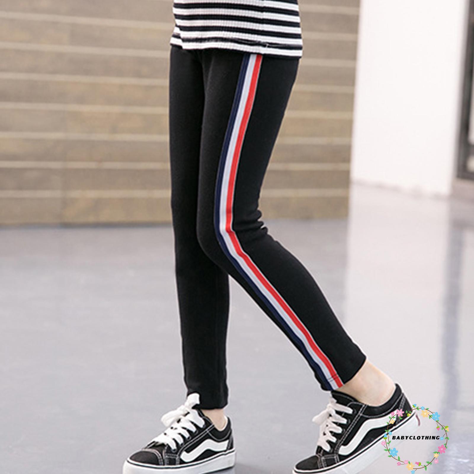 Quần Legging Kẻ Sọc Thời Trang Cho Bé Gái