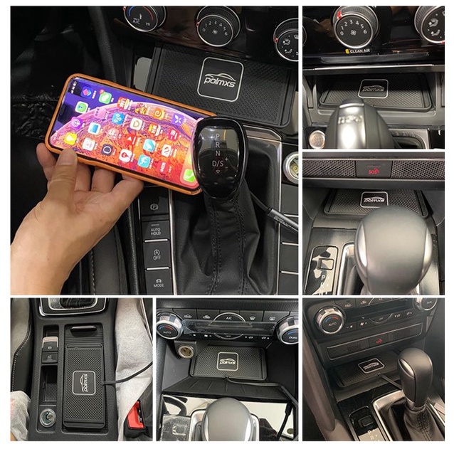 Sạc không dây Polmxs 15W C1 dành cho Ô tô, Văn phòng