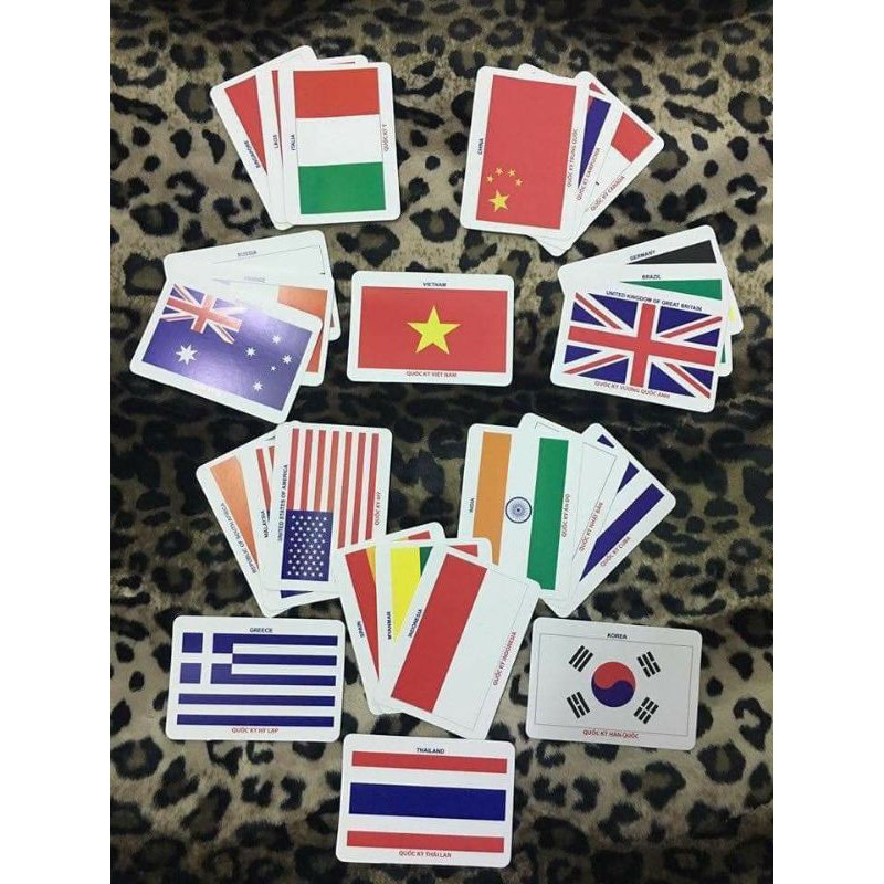 Bộ thẻ Flashcard 16 chủ đề cho bé