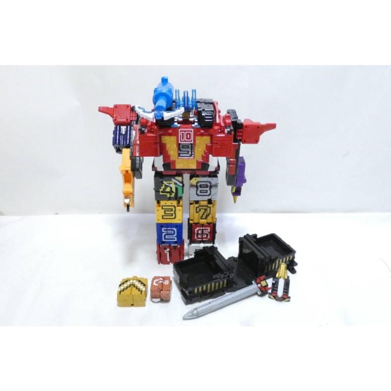 Đồ chơi robo Cube Zyuohger Nguyên Set 10 con chính hãng Bandai Nhật Bản