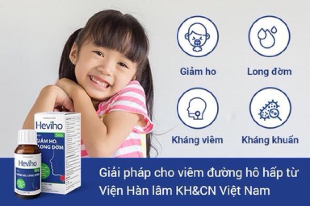 Siro HEVIHO 100ml - Giúp giảm ho, long đờm