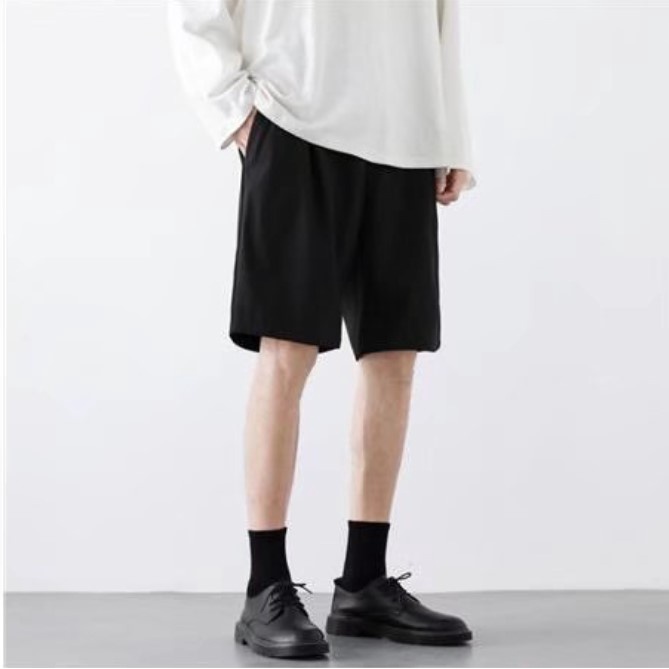 Quần Short Thể Thao 5 Tấc Ống Rộng Vải Lụa Lạnh Mỏng Nhanh Khô Thời Trang Mùa Hè Cho Nam FARUILINE MEN130