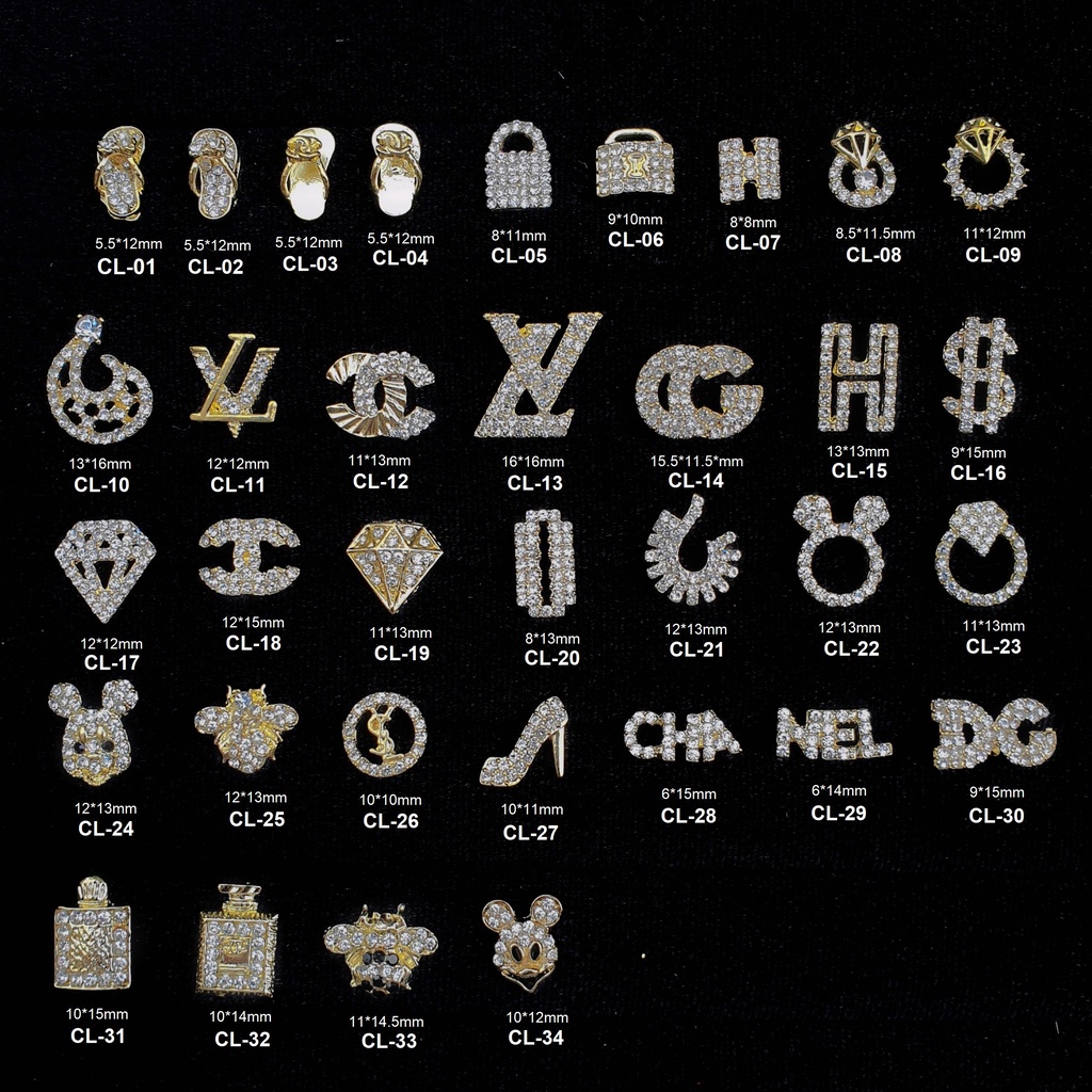 Charm size lớn đính trang trí móng CL