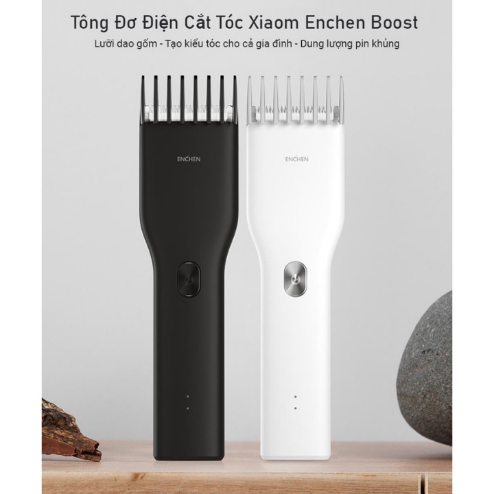 Tông đơ cắt tóc , tông đơ Xiaomi Enchen Boost -Sạc Pin tiện lợi - cắt cho cả nhà - bảo hành 2 năm