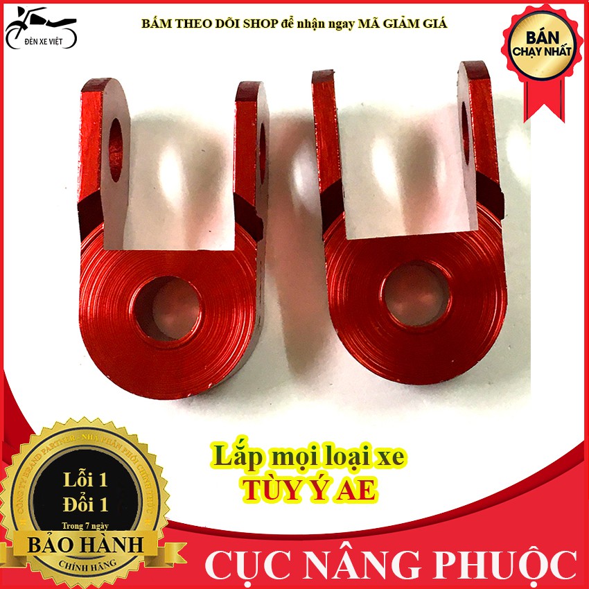 [ẢNH THẬT] 1 Đôi gồm 2 cục nâng phuộc, giảm sóc, thụt sau cho xe máy - Lắp hầu hết mọi loại xe máy - Giúp xe bạn cao hơn