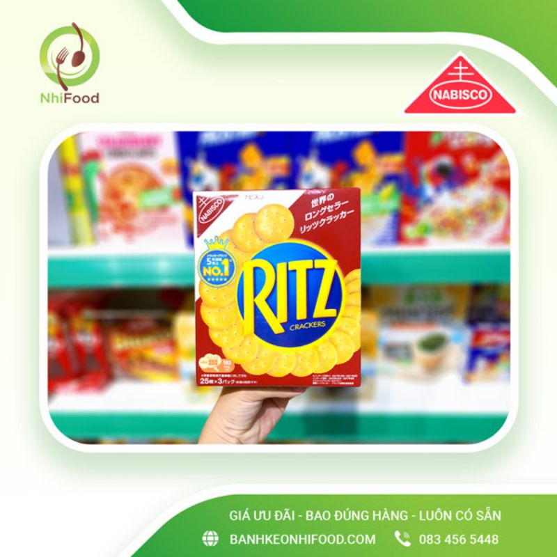 Bánh Quy Mặn Ritz, Hộp 247g