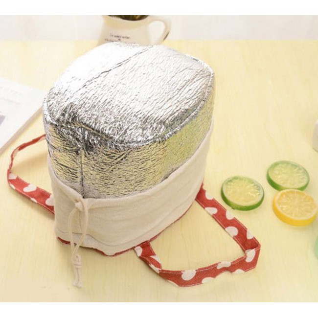 Túi Giữ Nhiệt Handmade Dây Rút Tiện Dụng