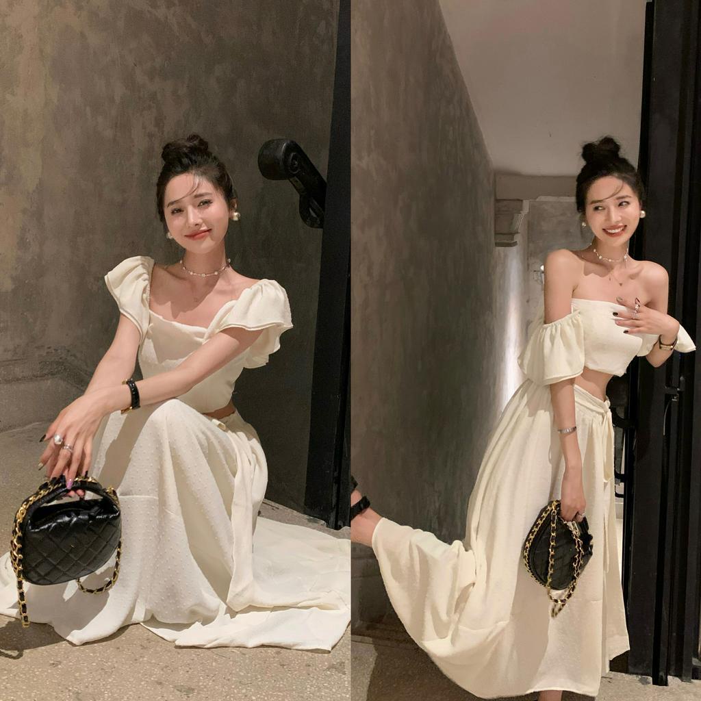 Set áo yếm + chân váy xòe Haruhi Dress by Jane
