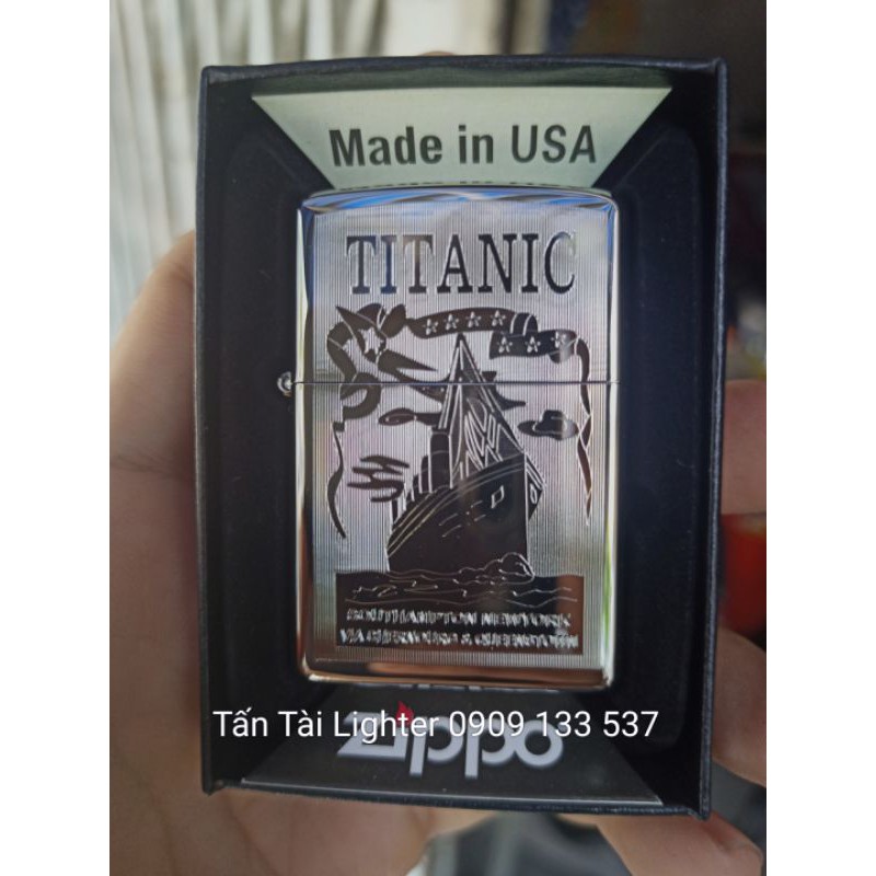 Hộp zippo bạc khắc cao cấp