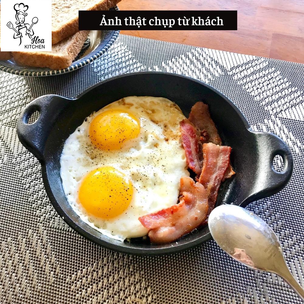 Chảo Gang Lodge  Đĩa Gang Đường Kính 16.2 cm x 4.2 cm Chính Hãng USA