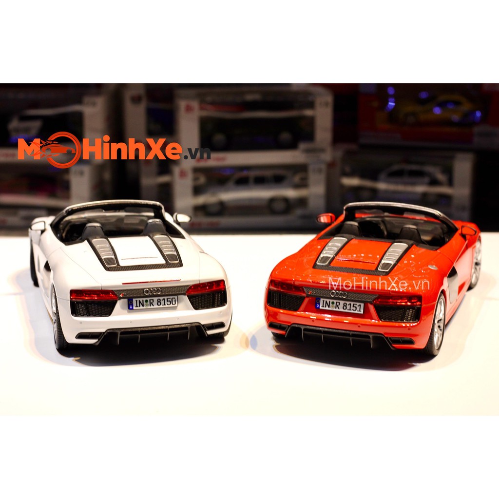 MÔ HÌNH XE AUDI R8 SPYDER V10 1:18 ISCALE