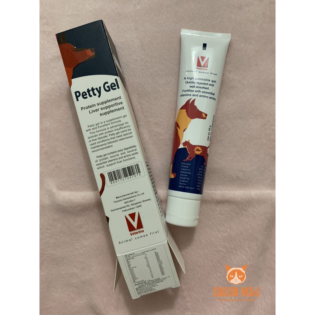 Gel ăn bổ sung chất dinh dưỡng cho chó mèo-Petty Gel