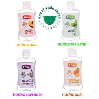 [Giá Sỉ] Gel rửa tay khô Kleen chai 90ml bỏ túi