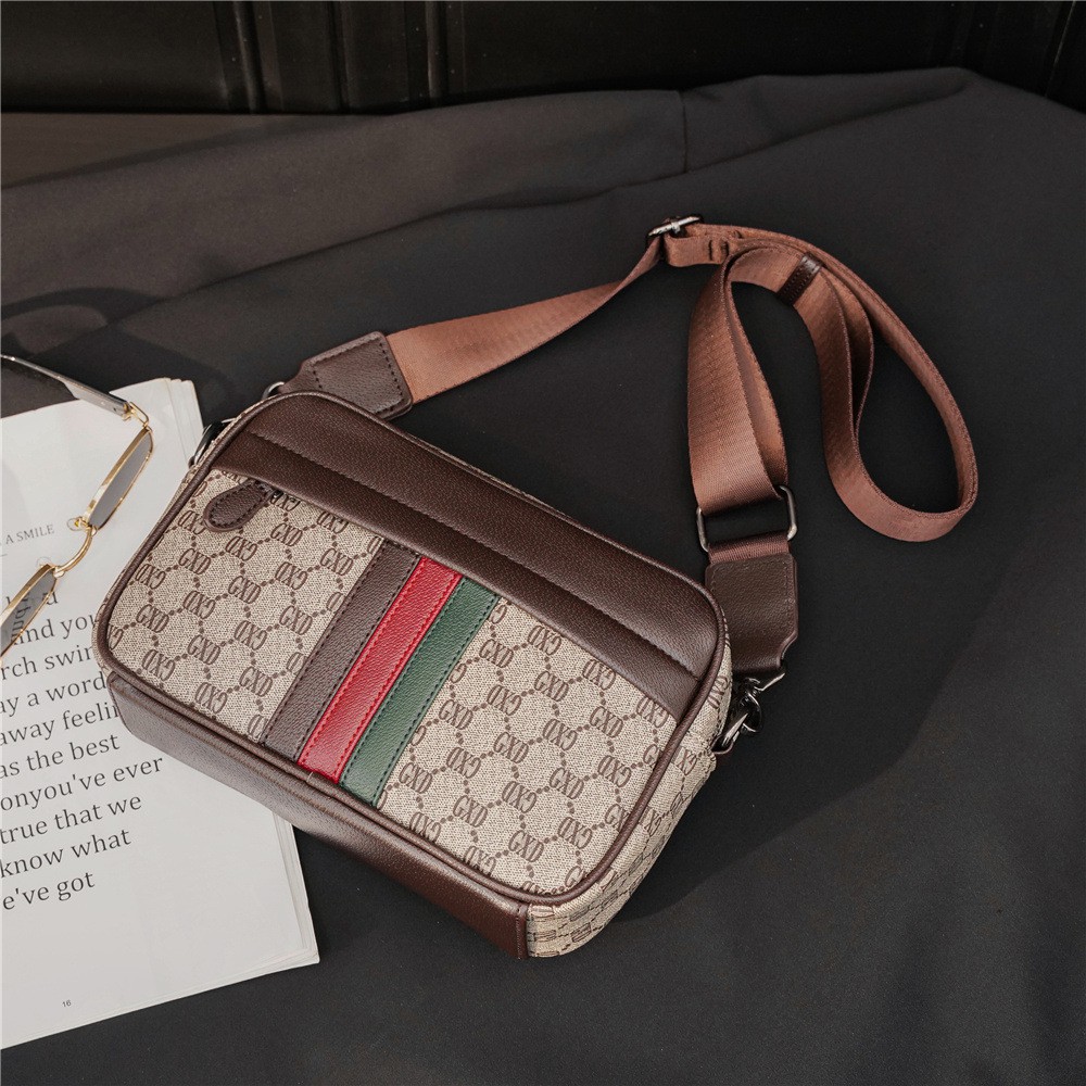 Túi đeo chéo da nam nữ thời trang Unisex phong cách thời trang cao cấp chống nước phù hợp cho sinh viên đi chơi học