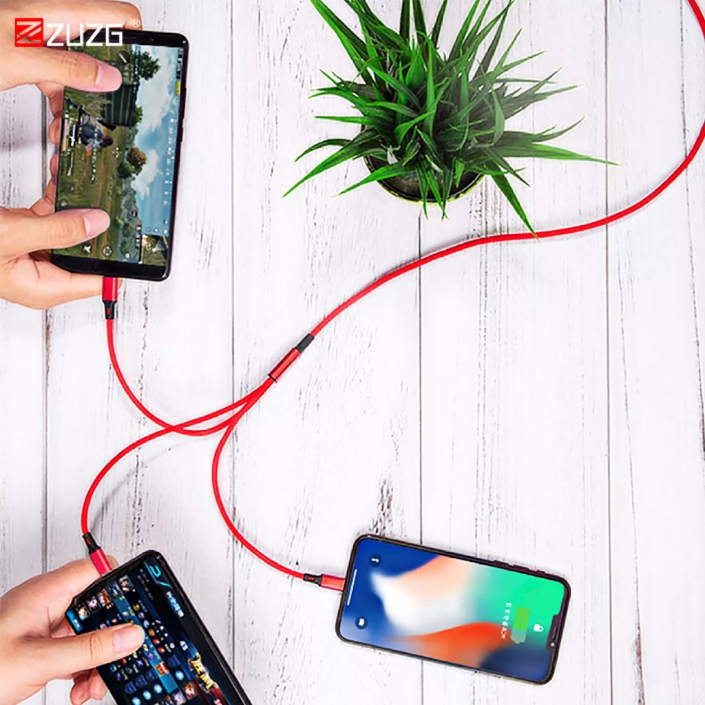 cáp sạc đa năng 3 trong 1 ZUZG original NY04