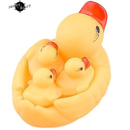 Set 4 chú vịt đồ chơi trong nhà tắm xinh xắn