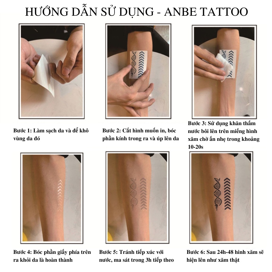 Chủ đề Triangle - Circle] ANBE MAGIC TATTOO Hình xăm tạm thời ...