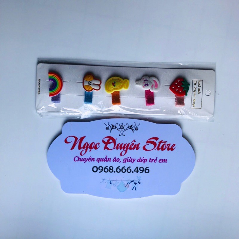 Set 14 Cặp Tóc Xinh Xắn Dễ Thương Phong Cách Hàn Quốc Cho Bé