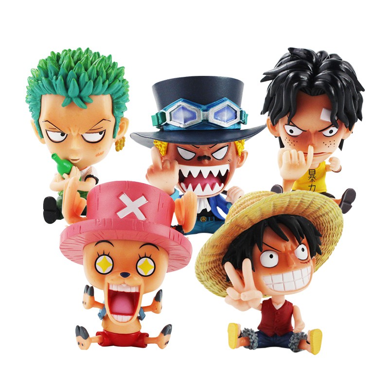 Mô hình One Piece Vua Hải Tặc 🔥FREE SHIP🔥 Mô hình nhân vật trong One Piece 10cm Luffy Zoro Nami Sabo Brook