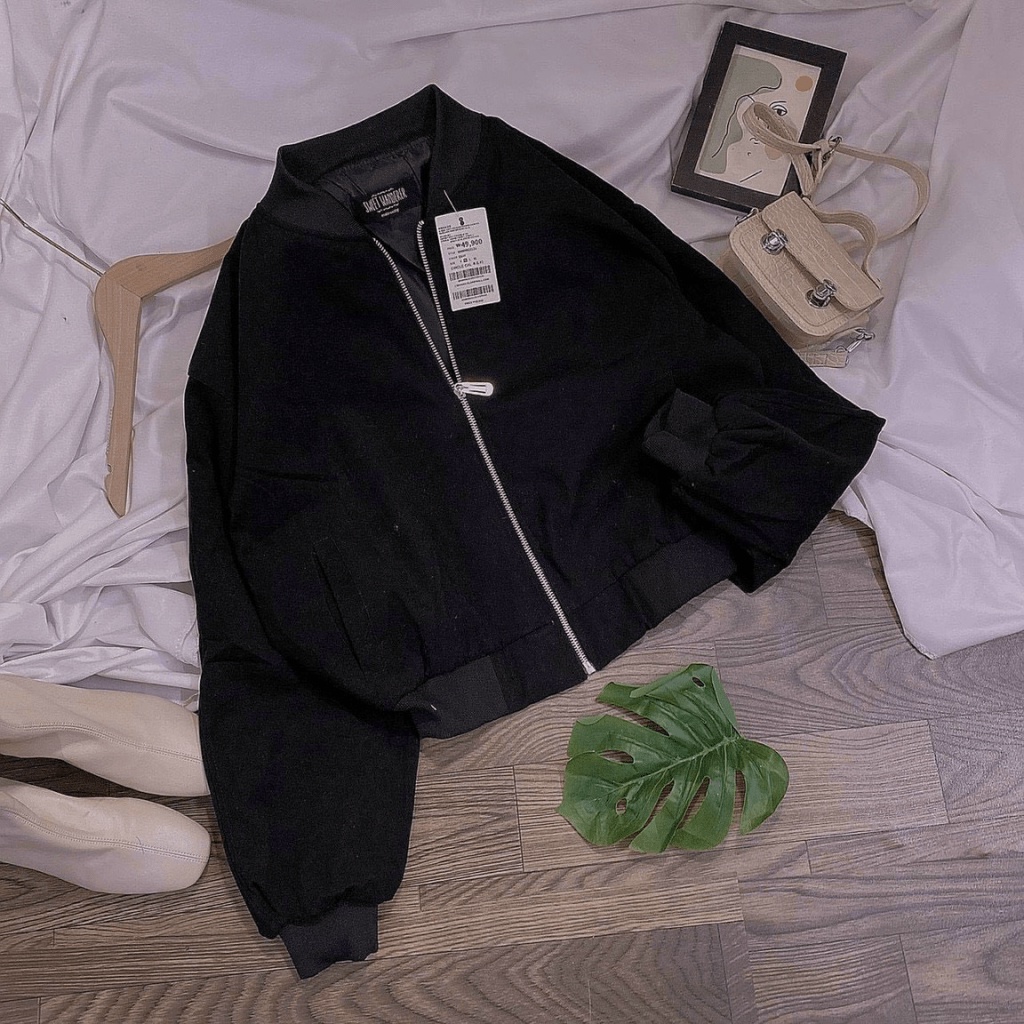 Áo Khoác Nữ Craptop Nhung Da Lộn 2 lớp Dây Kéo Kiểu Dáng From Rộng Dễ Thương Nhiều Màu TP[NewUnisex]