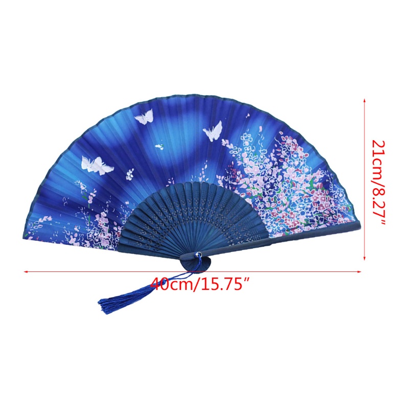 Quạt Xếp Phối Tua Rua Phong Cách Trung Hoa Cổ Điển