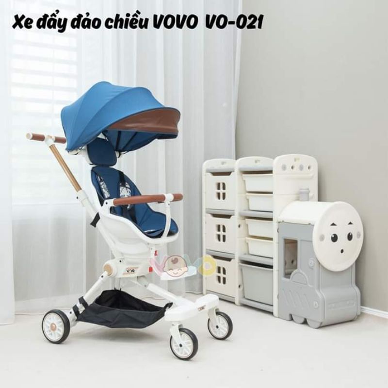 Xe đẩy gấp gọn 2 chiều nằm ngồi ngả nhiều tư thế Vovo 021