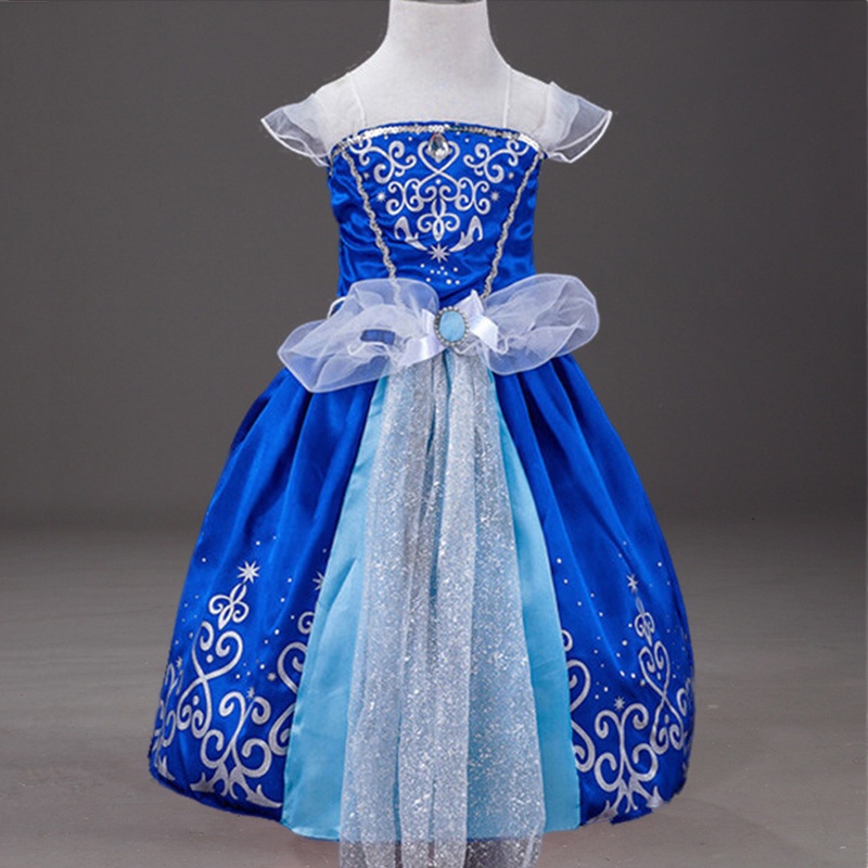 Đầm hóa trang công chúa DISNEY nhiều màu sắc tùy chọn dễ thương cho bé gái