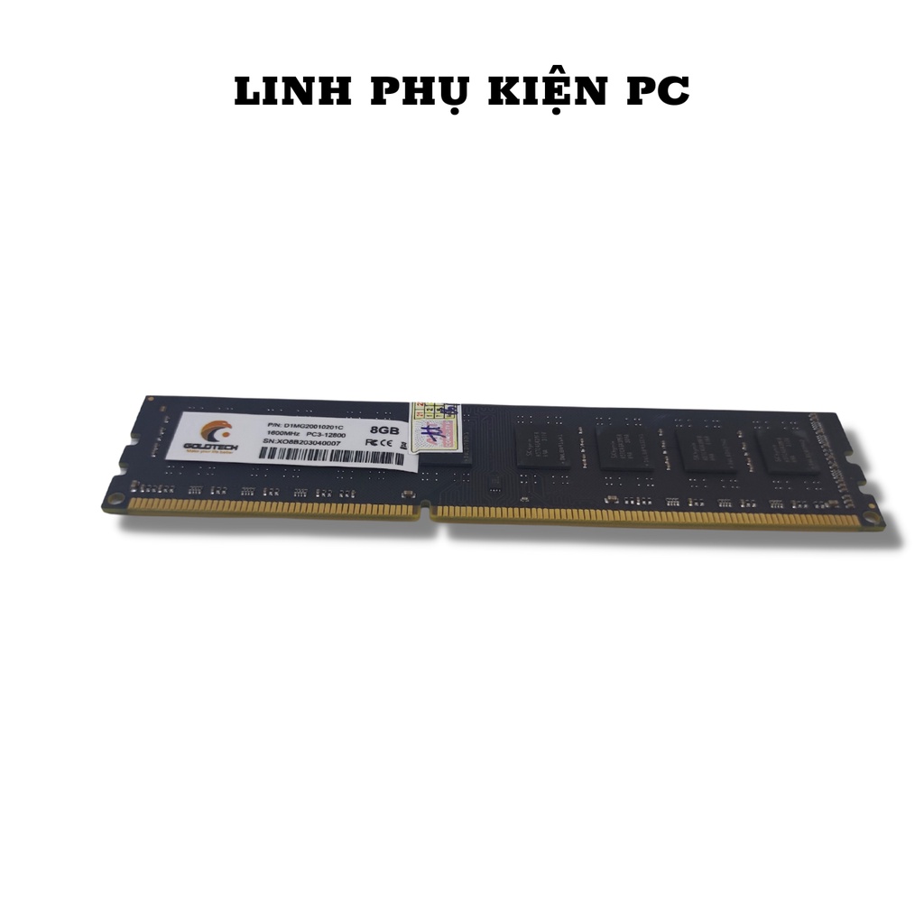 RAM Goldtech 8GB DDR3 Bus 1600Mhz Mới 100% bảo hành chính hãng 3 năm