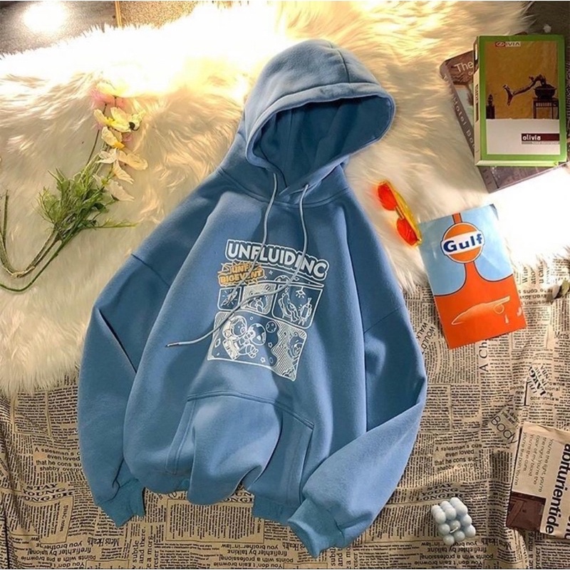Áo Hoodie Form rộng Unisex Nam/ Nữ chất Nỉ bông cực mịn ấm siêu xinh ( Kèm Ảnh + Video thật cận chất vải) | BigBuy360 - bigbuy360.vn