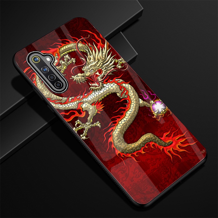 Ốp Lưng REALME 6, 6 PRO mặt kính cường lực cao cấp thiết kế Độc Quyền