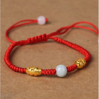 vòng tay dây đỏ may mắn