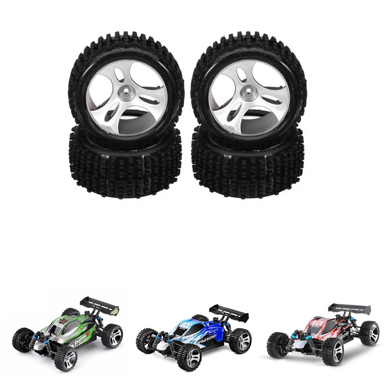 Bộ 4 Bánh Xe Thay Thế A959-01 Cho Wltoys A959 A959-B A959-A 1/18 RC