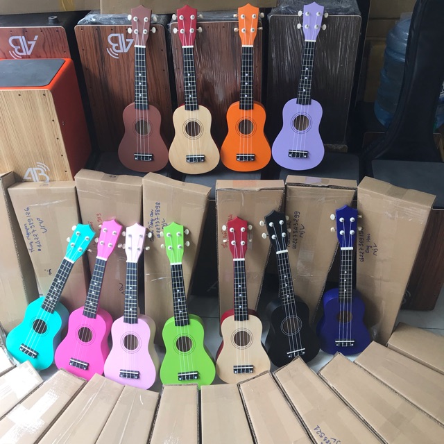 Đàn ukulele size 21 bằng gỗ - tặng bao và phụ kiện